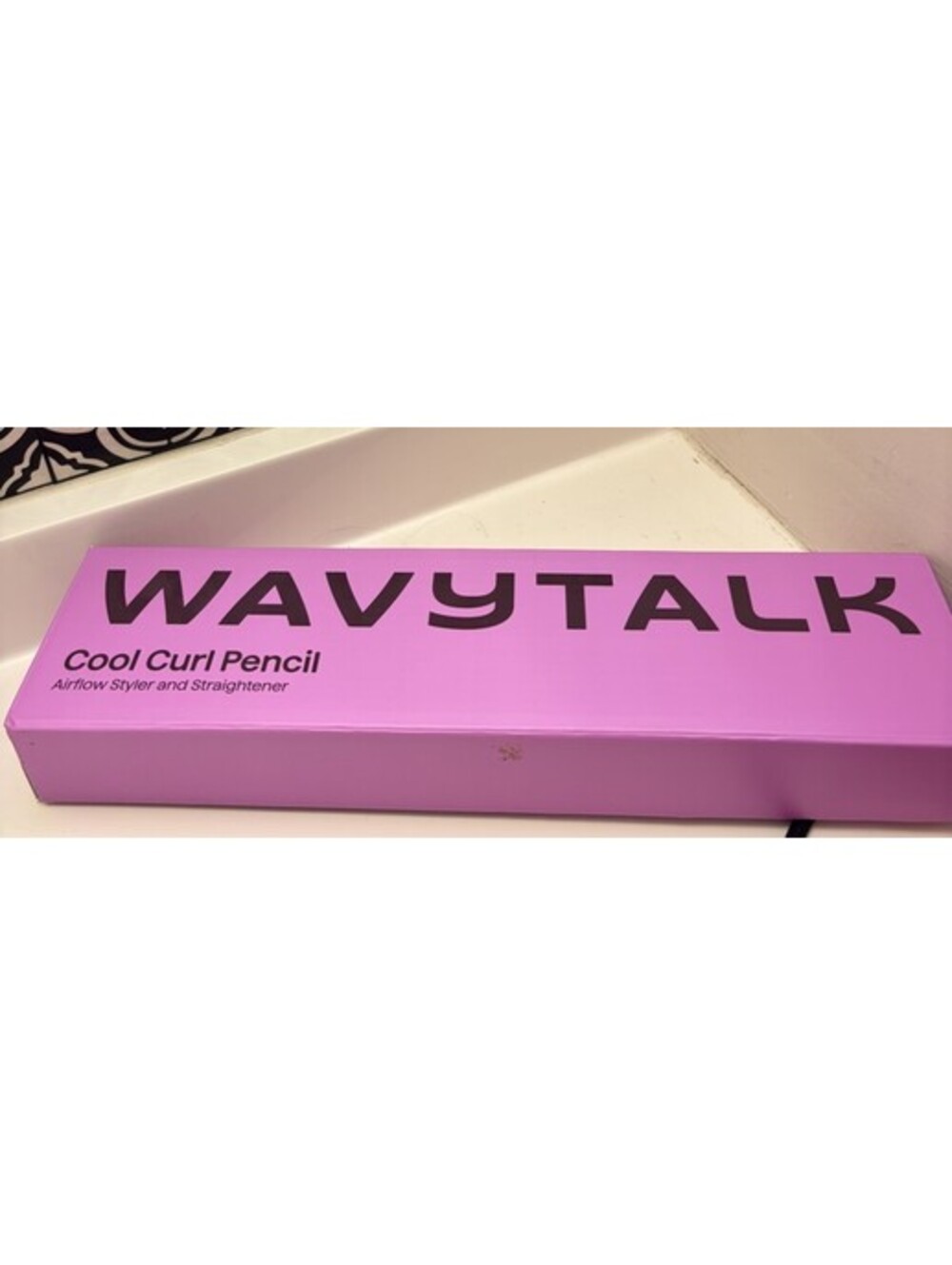 WAVYTALK Cool Curl Pencil Airflow Straightener & Curler Styler, Pink Preowned